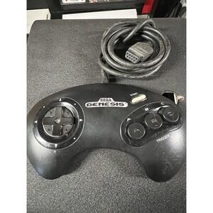 Sega Genesis 3 OEM Button‎ Controller Black, Model No. 1650